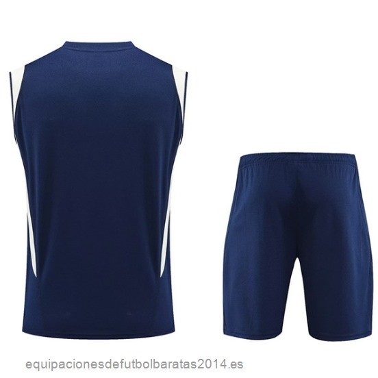 Nuevo Entrenamiento Sin Mangas Conjunto Completo Italia 2023 Azul Baratas